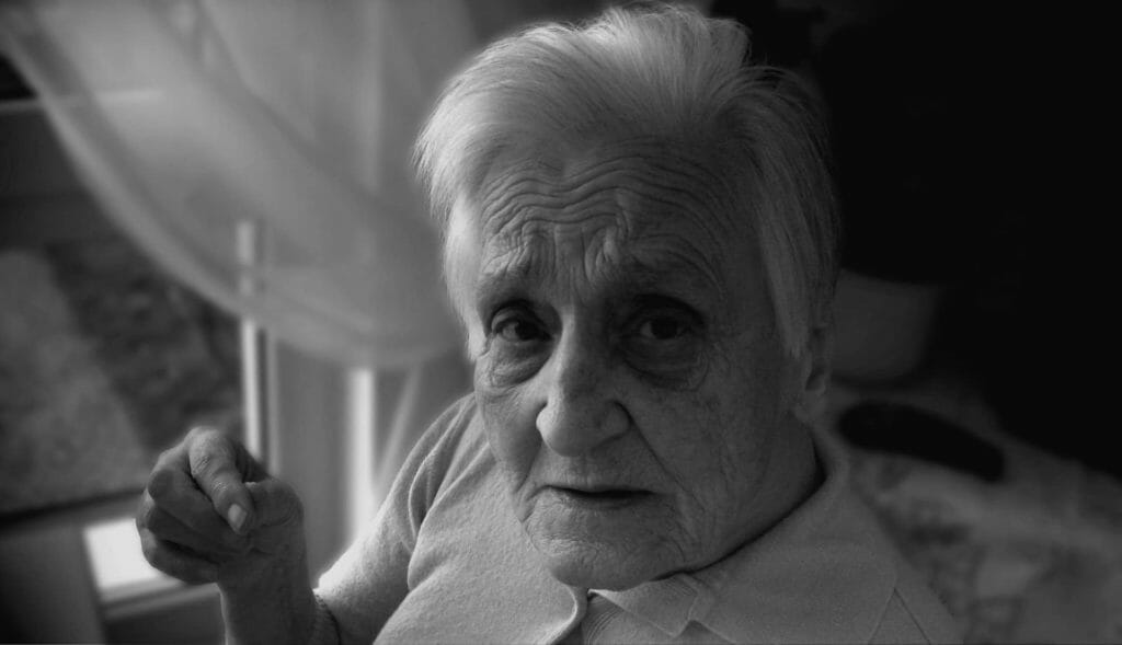 This nursing home resident may be suffering and need help from a Peoria nursing home neglect lawyer.